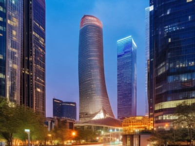 成都现代商贸区，经济中心的地标性明珠